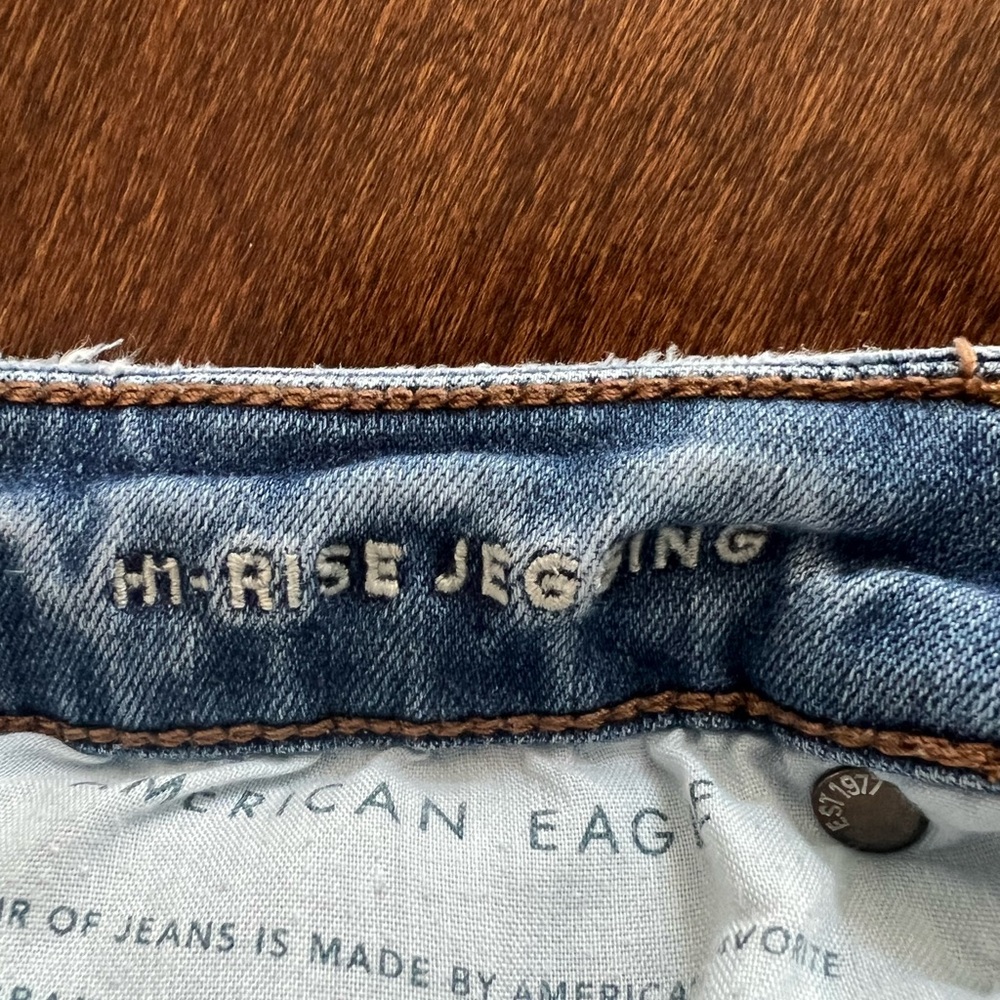 American Eagle Outfitters Blue Skinny Jeans - Picture 4 of 5